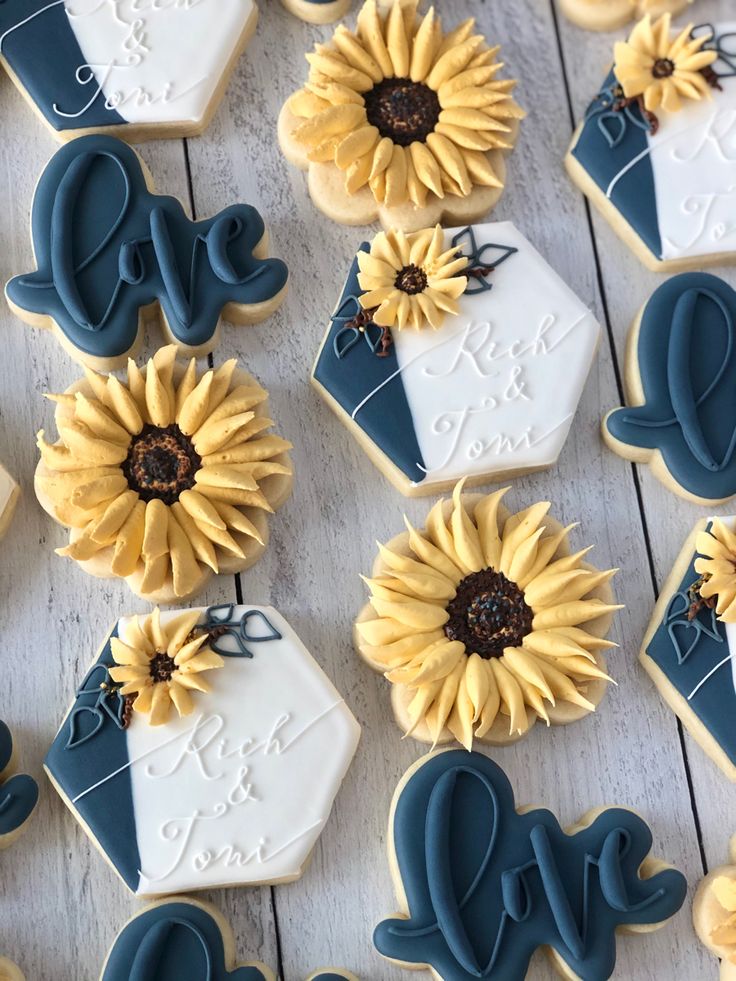 Vibrant Sugar Cookies with Sunflower Designs: A Festive Treat for Special Occasions