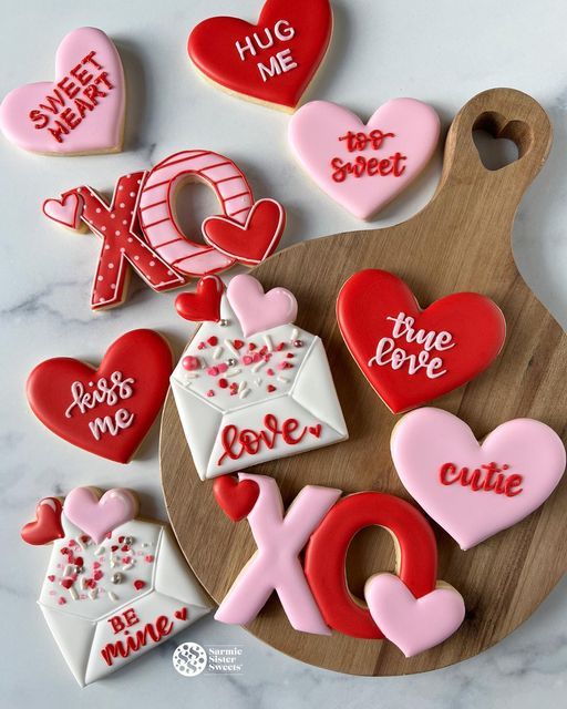 Charming Heart-Shaped Cookies: Festive Treats for Romantic Celebrations