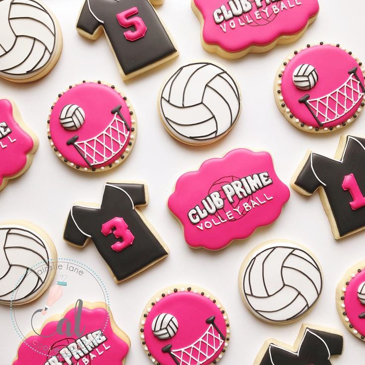 Vibrant Volleyball-Themed Cookies: Fun, Sporty Designs for Celebrations