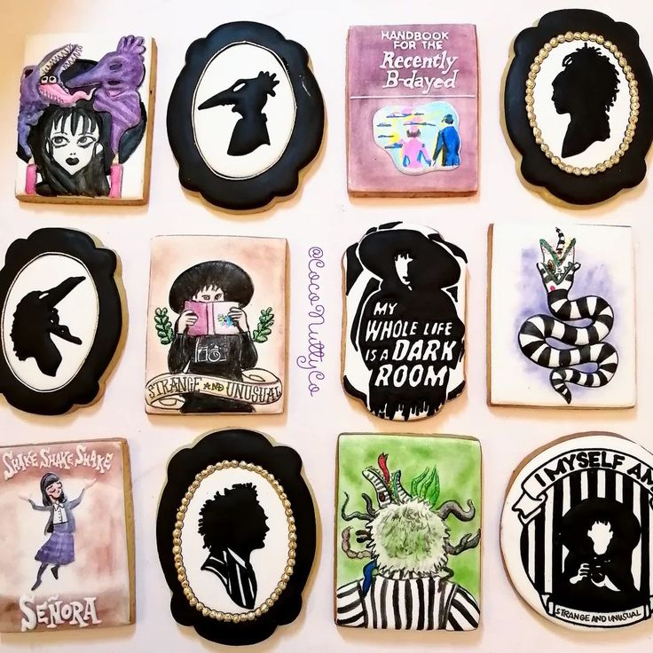 Whimsical and Haunting Cookie Designs: A Playful yet Eerie Artistic Vision