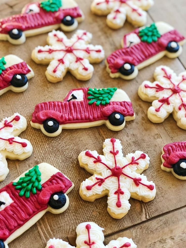 Festive Decorative Cookies with Whimsical Holiday Designs.