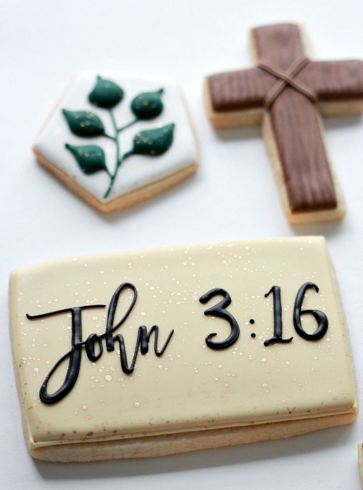 Intricate Decorative Cookies Merging Nature and Faith Through Elegant Design