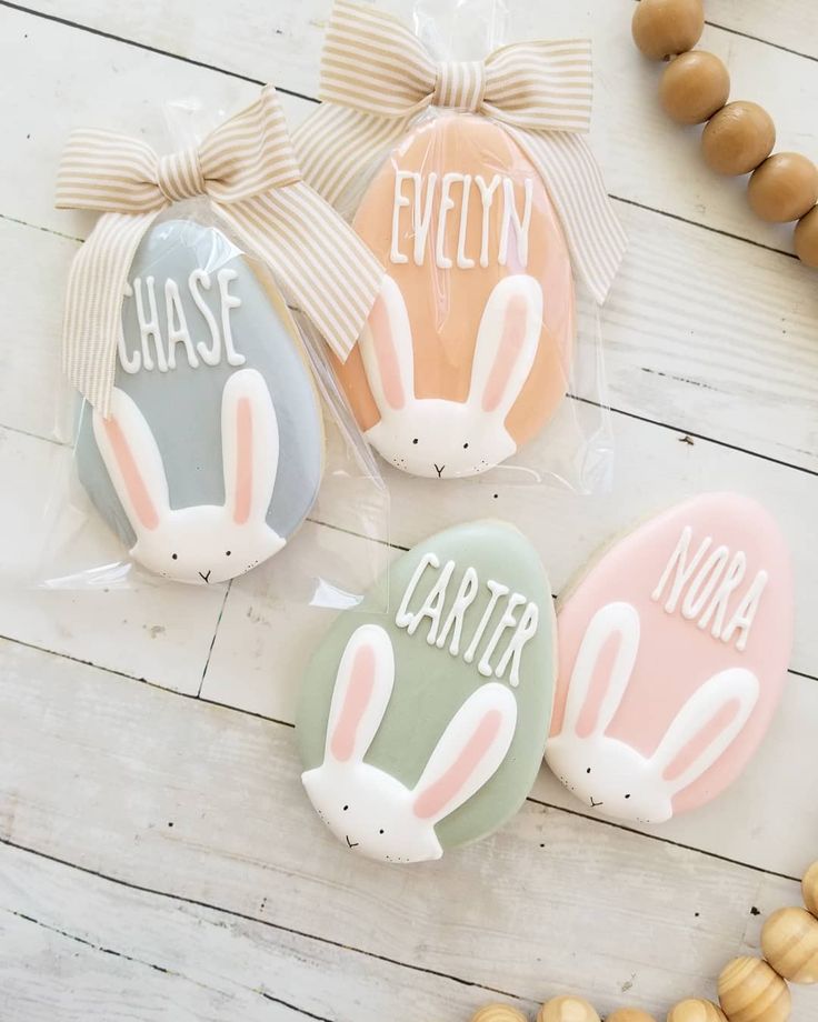 Whimsical Bunny-Shaped Cookies: A Colorful Delight for Easter Celebrations