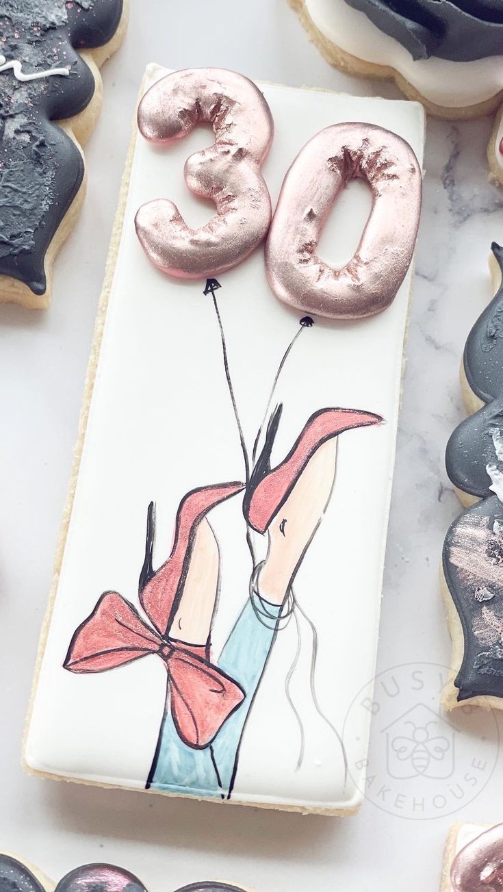 Glamorous High-Heeled Shoe Cookie Design for Celebratory Occasions.