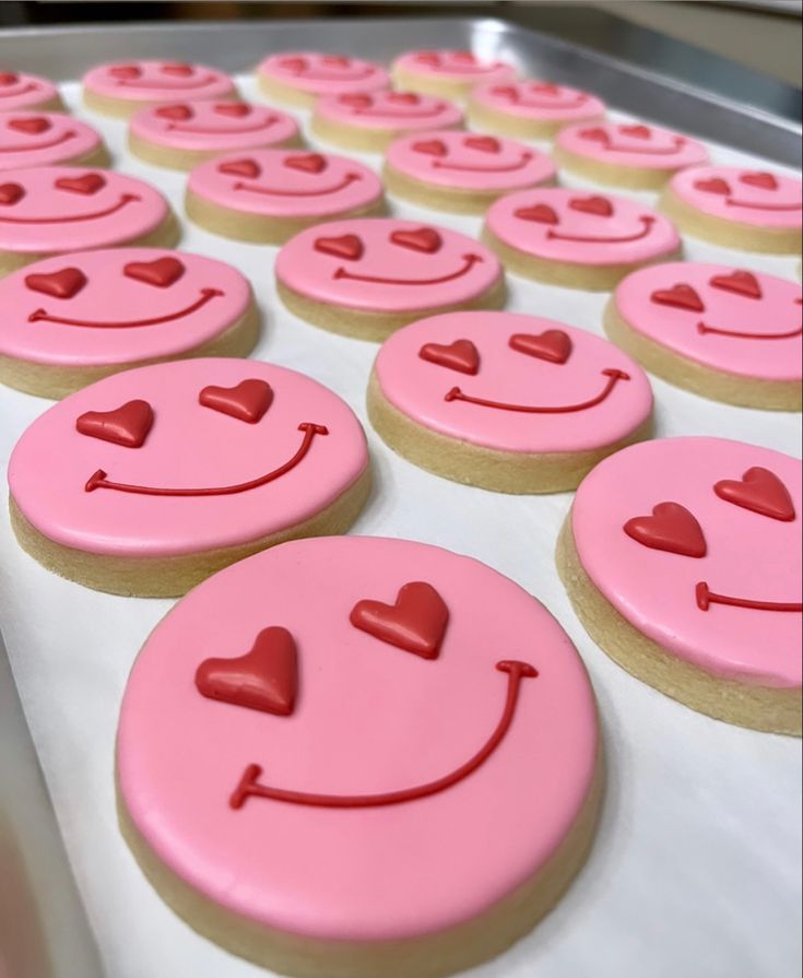 Whimsical Heart and Smile Cookies: A Joyful Treat for Any Celebration