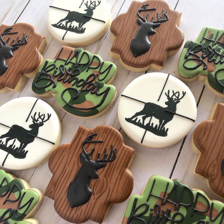 Intricate Decorative Cookies: Nature-Inspired Designs with Playful Birthday Themes