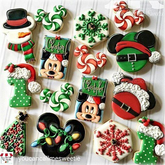 Vibrant Holiday Cookie Designs: Cheerful Motifs for Festive Celebrations.