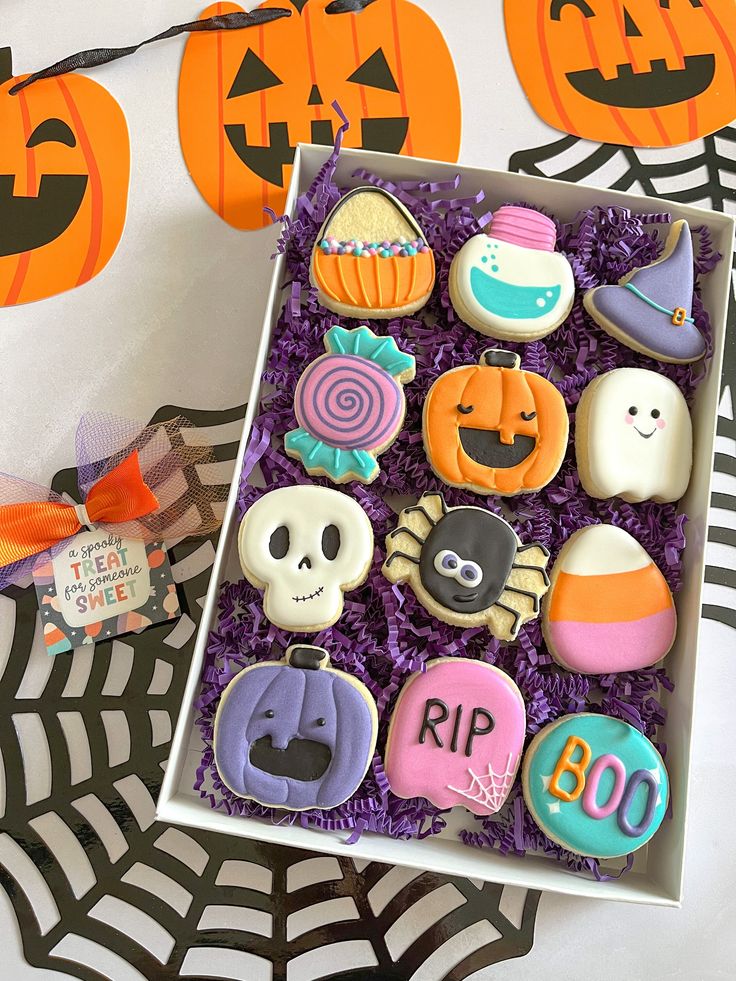 Whimsical Halloween Cookies: Delightful Treats in Fun Shapes and Colors