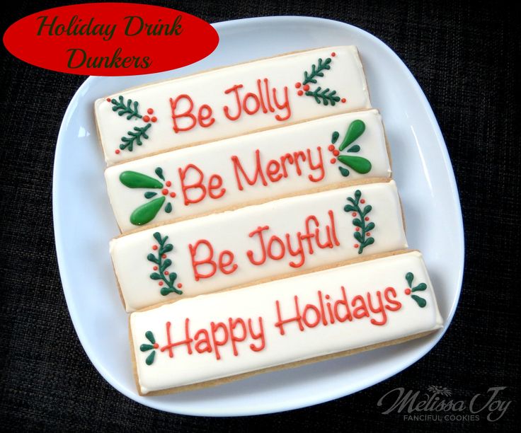 Cheerful Festive Cookie Designs Celebrate the Holiday Spirit with Vibrant Icing and Elegant Presentation.