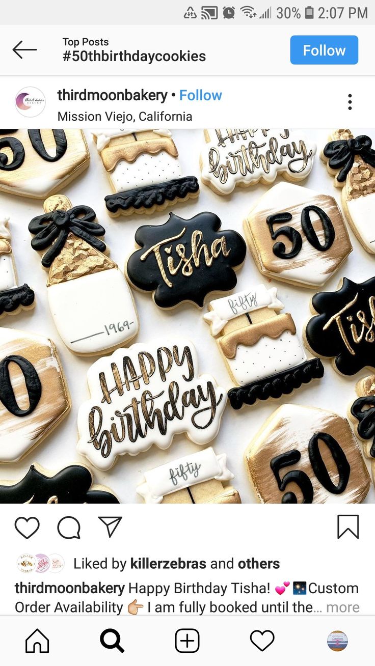 Elegant Decorative Birthday Cookies: Festive Designs for Milestone Celebrations