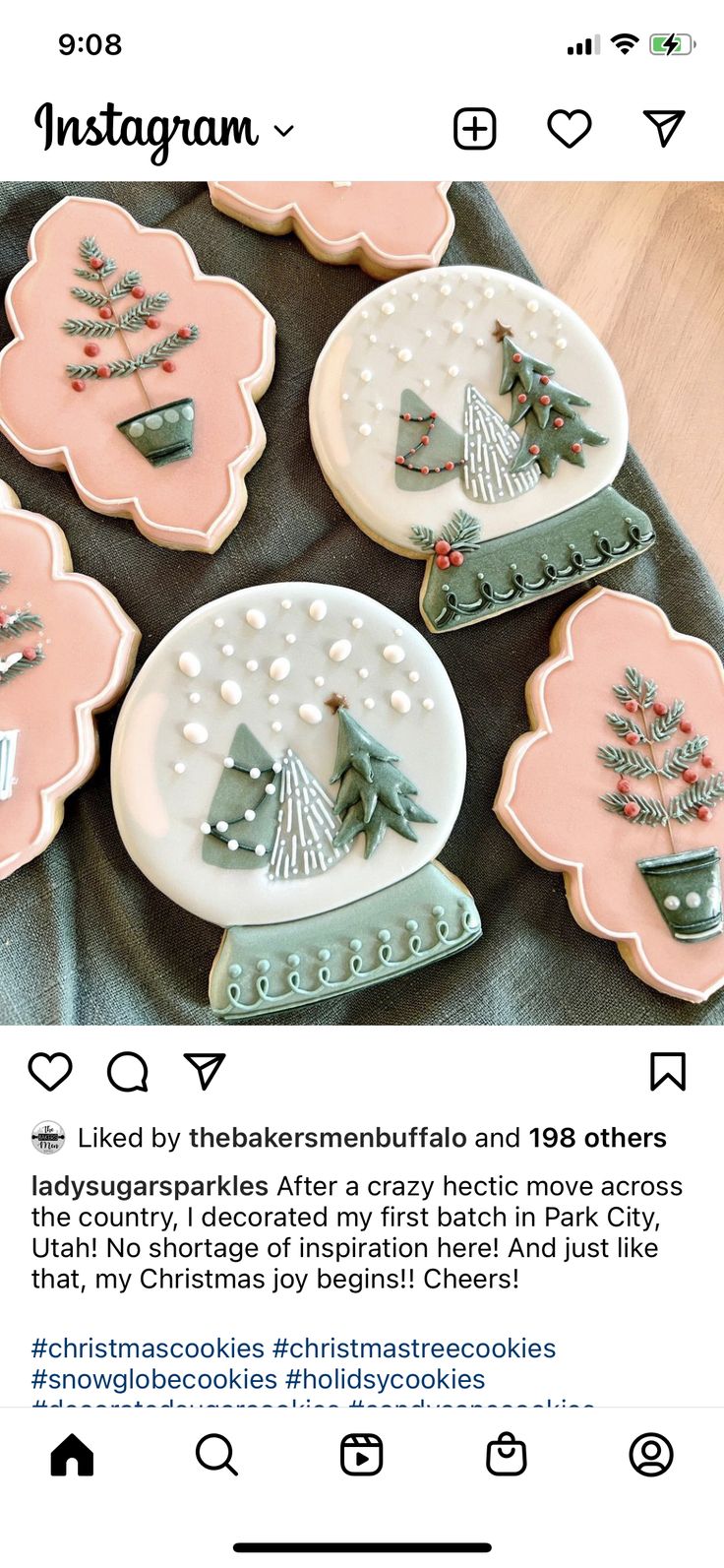 Intricate Holiday Cookies Bring Winter Joy with Festive Designs and Charming Pastels.