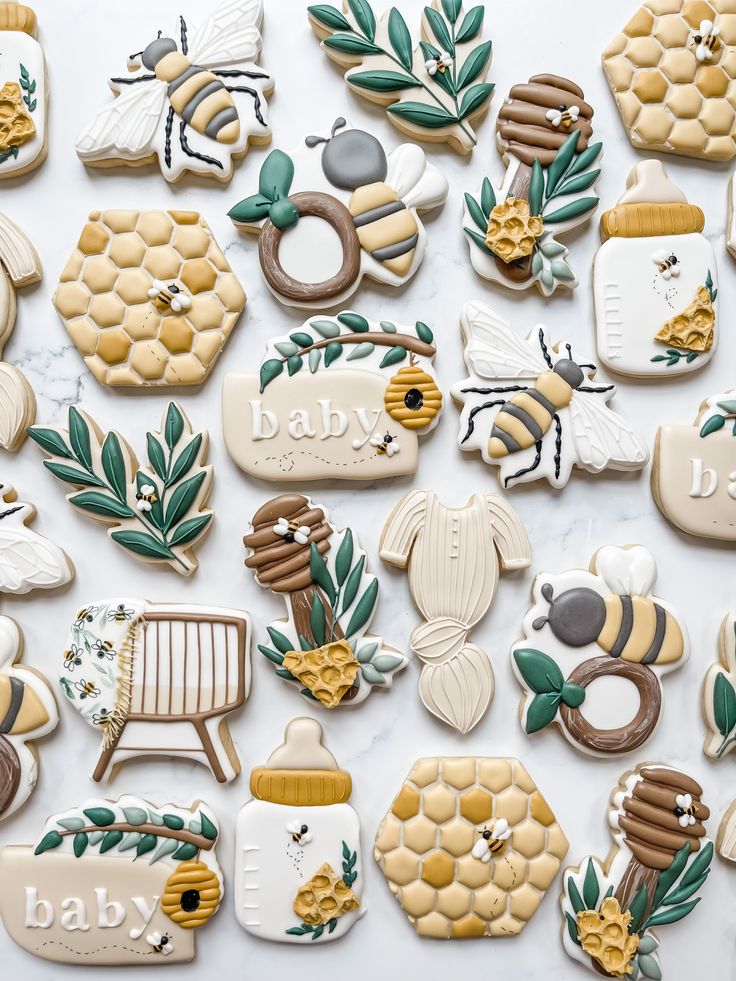 Delightful Bee and Floral-Themed Cookies Celebrate Nature and New Beginnings