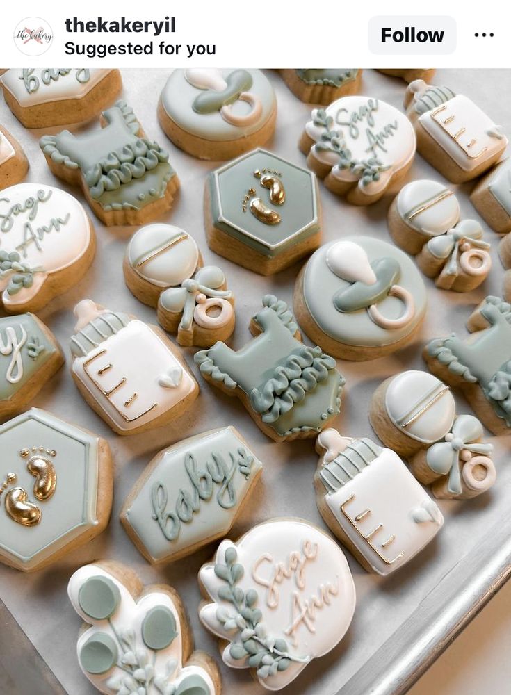 Charming Pastel Decorative Cookies for Celebrations with Intricate Designs and Icing.