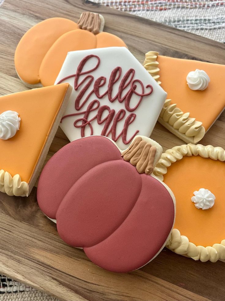 Festively Crafted Autumn Cookies: A Vibrant Celebration of Fall