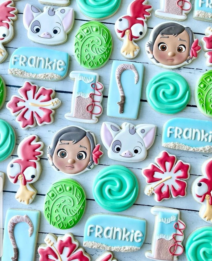 Whimsical Colorful Cookie Designs for Festive Celebrations