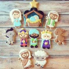 Colorful Nativity Scene Cookies Add Joyful Whimsy to Holiday Celebrations.