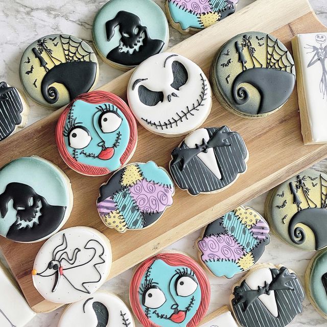 Whimsical Halloween Cookie Designs Inspired by Animated Characters