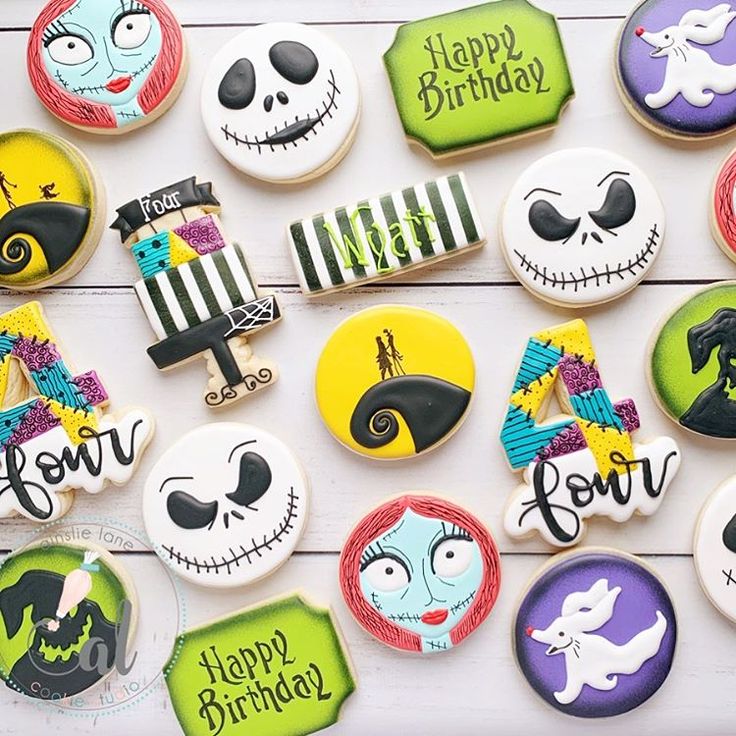 Whimsical Animated Movie-Inspired Colorful Character Cookies for Themed Celebrations.