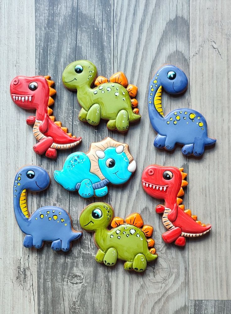 Whimsical Dinosaur Designs: Vibrant Characters for Creative Projects.