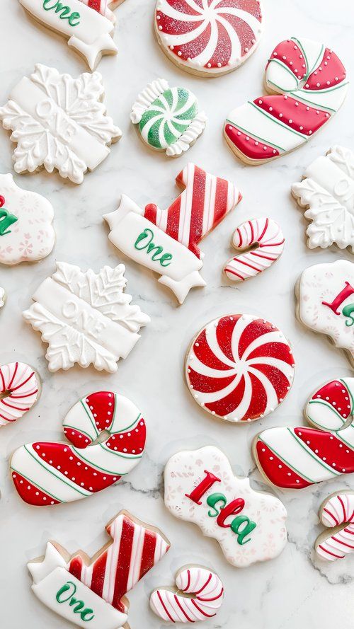 Holiday-Themed Festive Sugar Cookies: Joyful Designs for Celebrations.