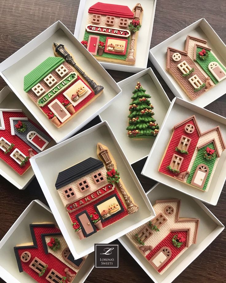 Whimsical Holiday Cookie Decorations with Cozy Festive Details.