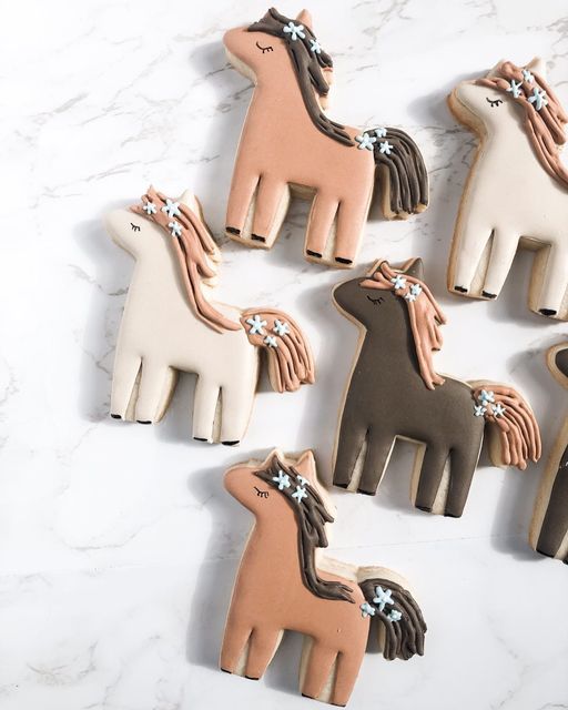 Charming Colorful Unicorn-Shaped Cookies: Whimsical Treats for Any Celebration