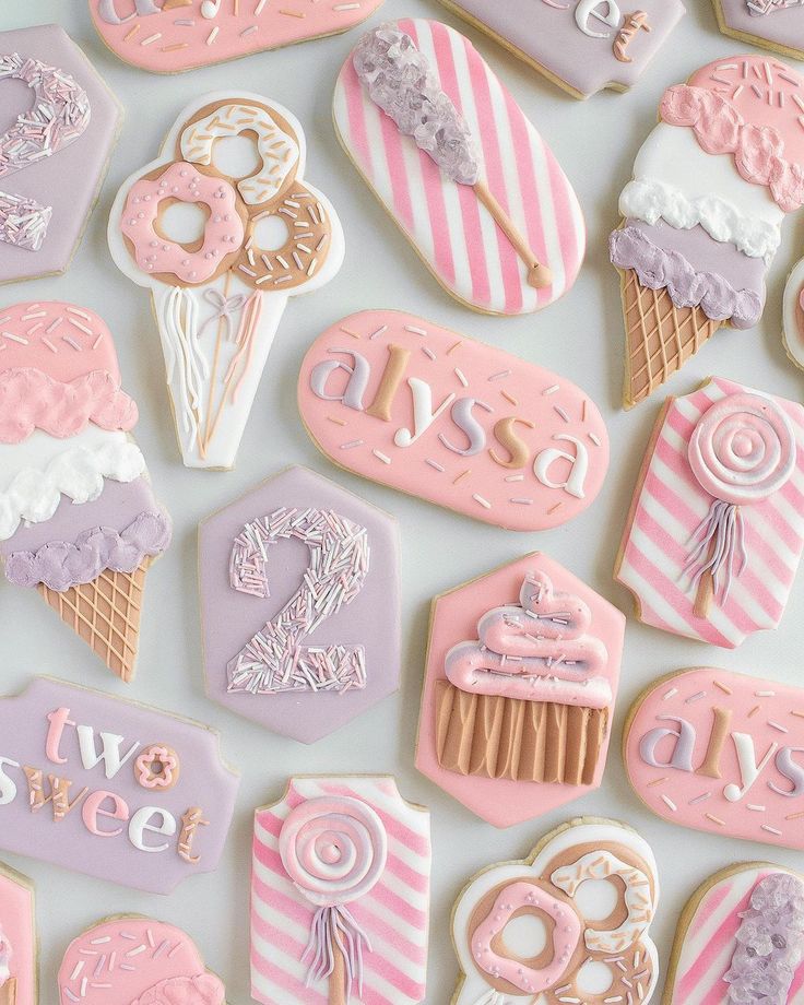 Whimsical Pastel Cookie Designs for Celebratory Delights