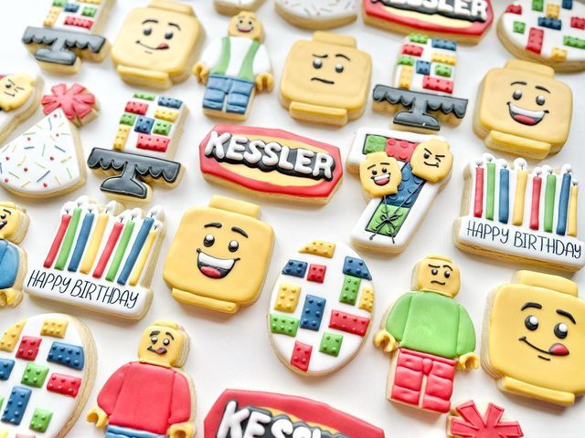 Vibrant, Whimsical Cookie Designs Perfect for Festive Celebrations.