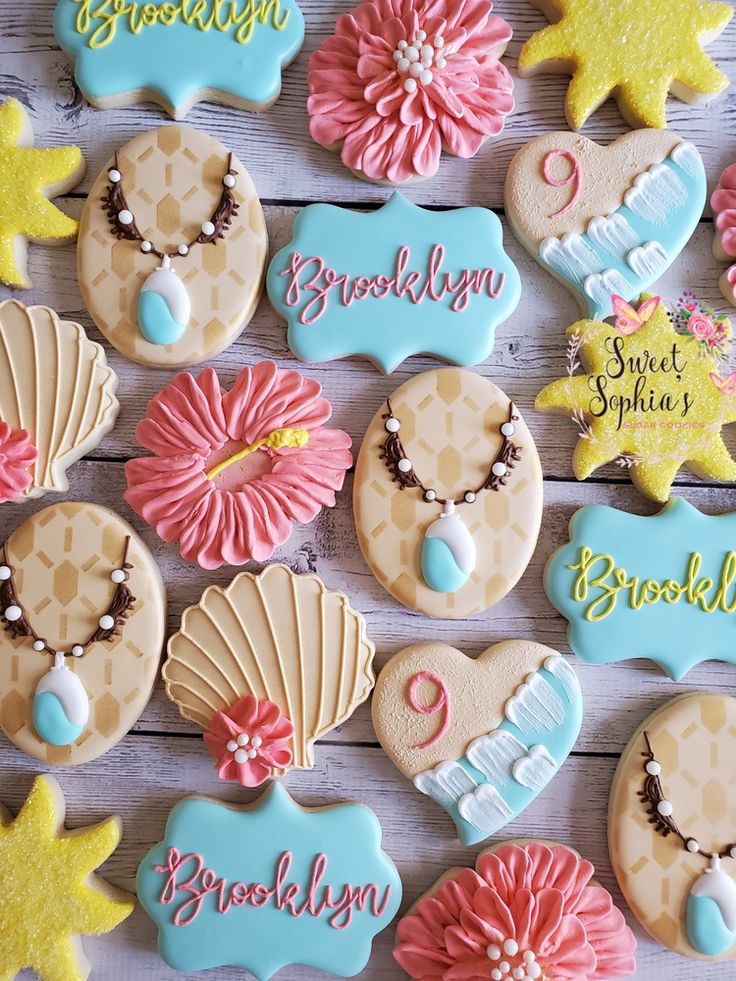 Artistic Colorful Cookies with Playful Shapes for Celebratory Events.