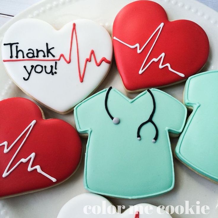 Medical-Themed Colorful Cookies Celebrate Healthcare Professionals.