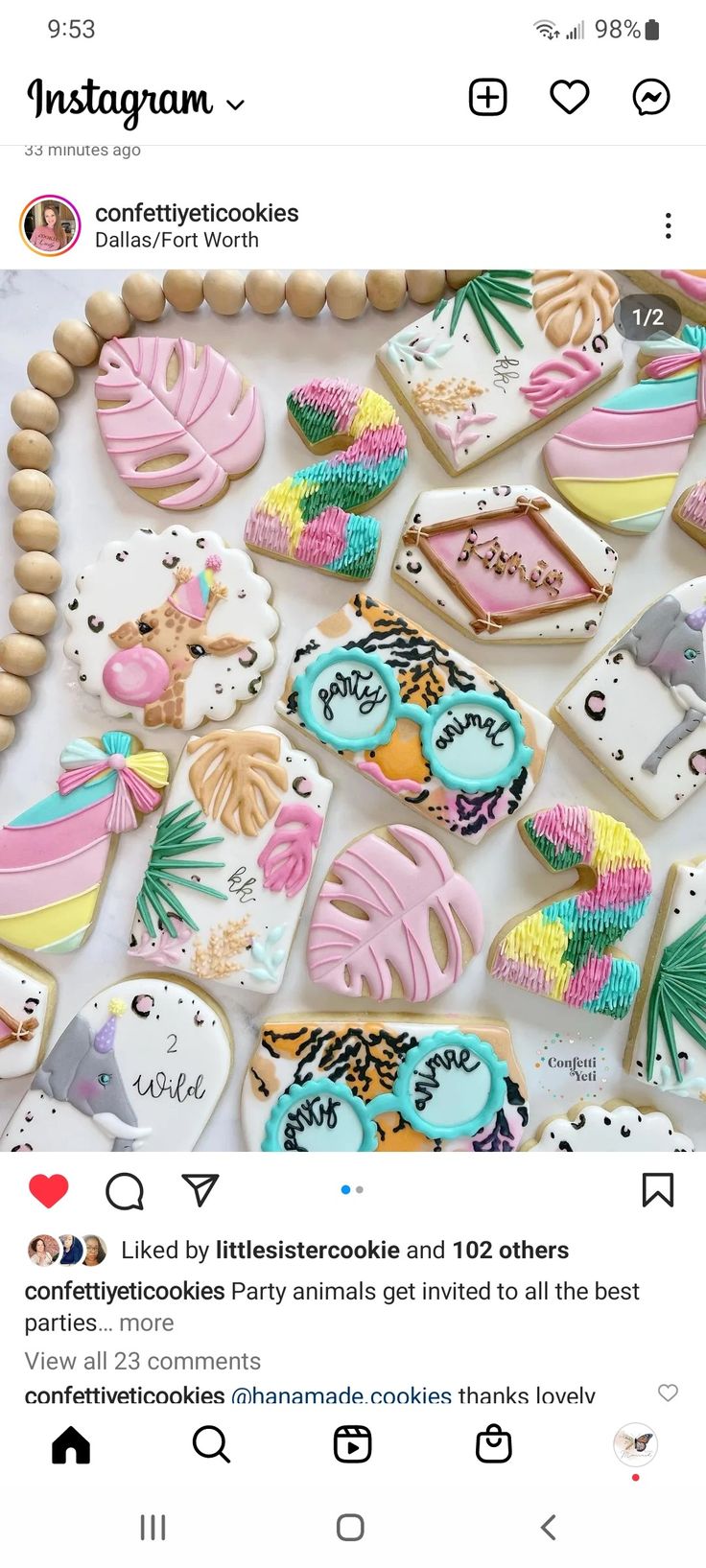 Vibrant Whimsical Cookie Designs for Festive Celebrations.