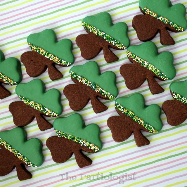 Whimsical Shamrock Cookies: Festive Decor with Vibrant Icing and Colorful Sprinkles