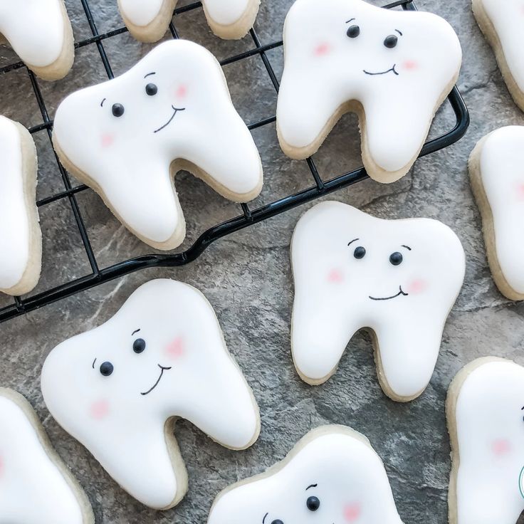 Whimsical Smiling Tooth Cookies Add Fun to Events and Celebrations